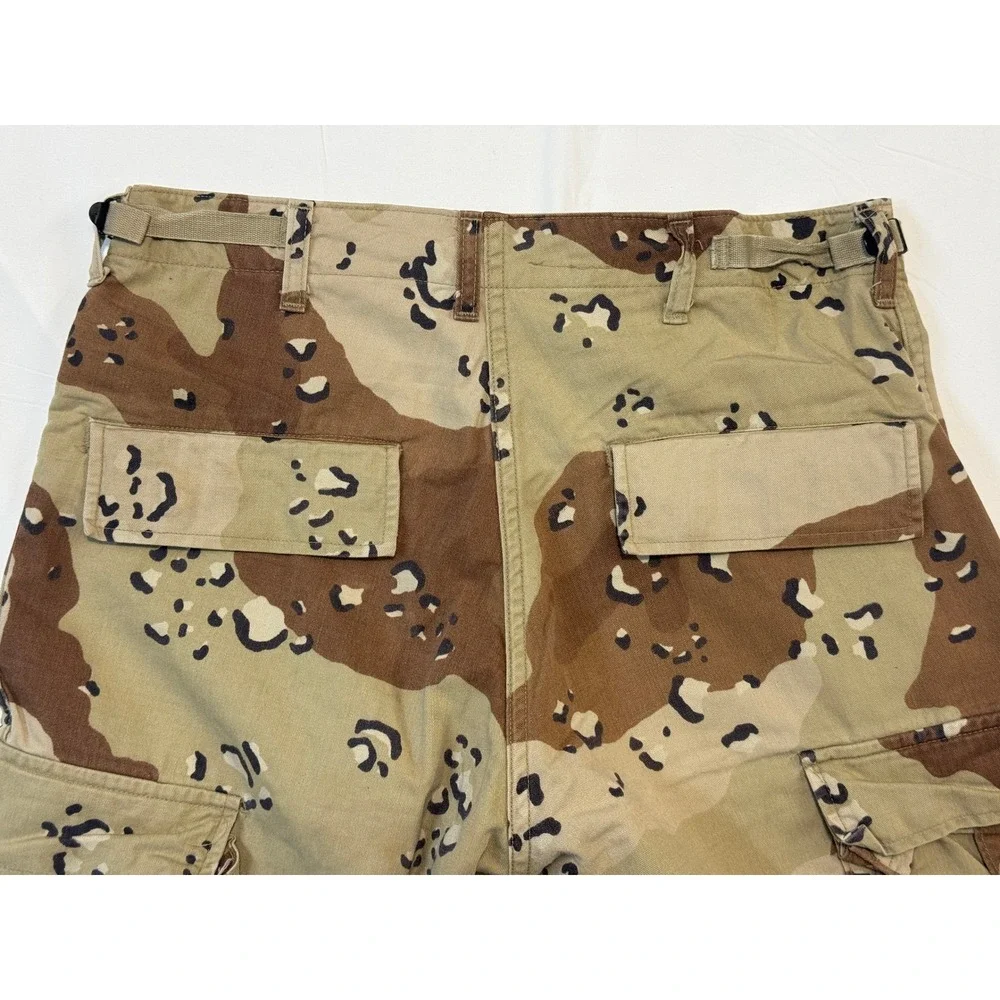 Military Desert Camo Cargo Pants Chocolate Chip BDU Small Long 8415-01-102-6801